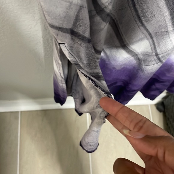 SIMPLY VERA Maxi Dress | Purple and Gray | Large - Picture 9 of 12